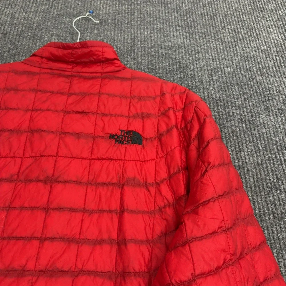 The North Face Jacket Mens L Red Thermoball Quilted Full Zip Puffer Gorpcore‎